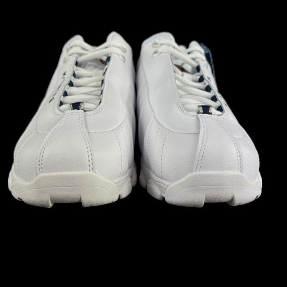 K-Swiss ST329 CMF White Navy Red Shoes Men's 03426-130 Sizes 9.5 - 11.5 EEEE - Picture 2 of 9